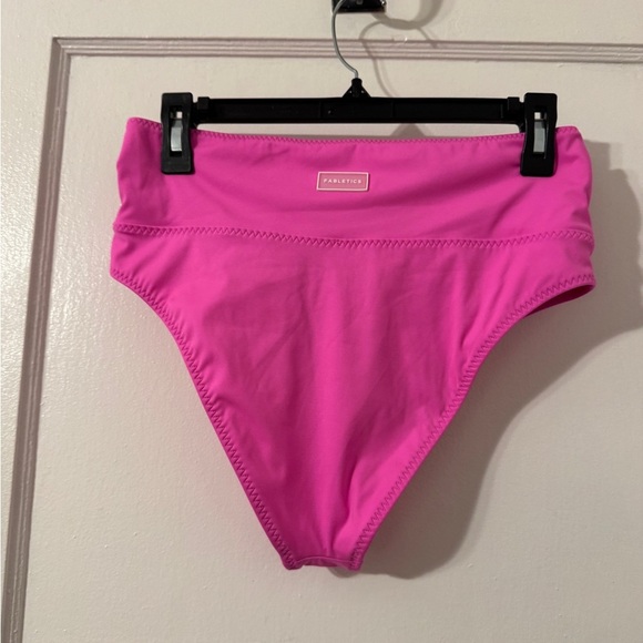 Fabletics High-Waisted Cross Over Swim Bottom Sz medium - Picture 5 of 6